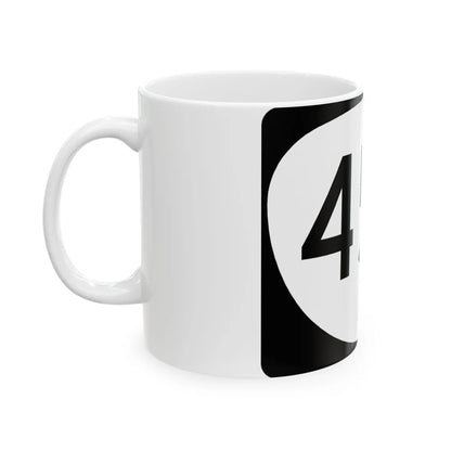 OR 452 (Oregon) (Road Sign) White Coffee Mug - Go Mug Yourself