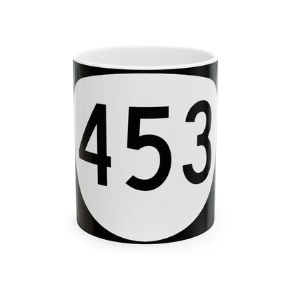 OR 453 (Oregon) (Road Sign) White Coffee Mug 11oz - Go Mug Yourself