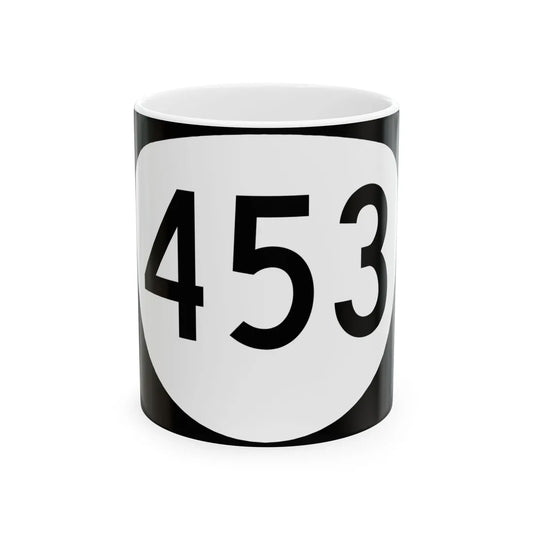 OR 453 (Oregon) (Road Sign) White Coffee Mug 11oz - Go Mug Yourself