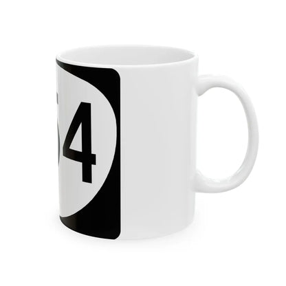 OR 454 (Oregon) (Road Sign) White Coffee Mug - Go Mug Yourself