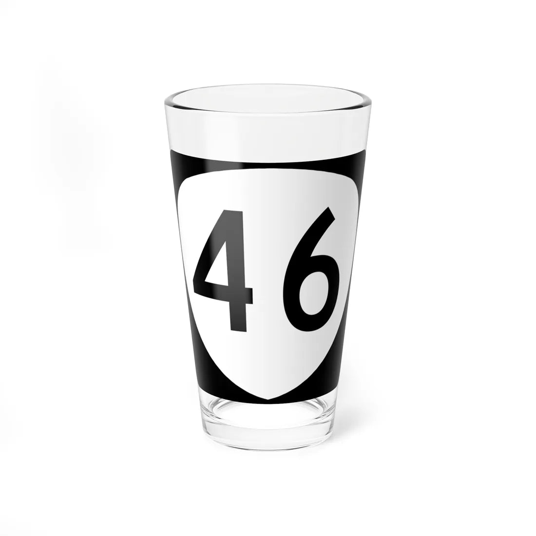 OR 46 (Oregon) (Road Sign) Pint Glass 16oz 16oz - Go Mug Yourself