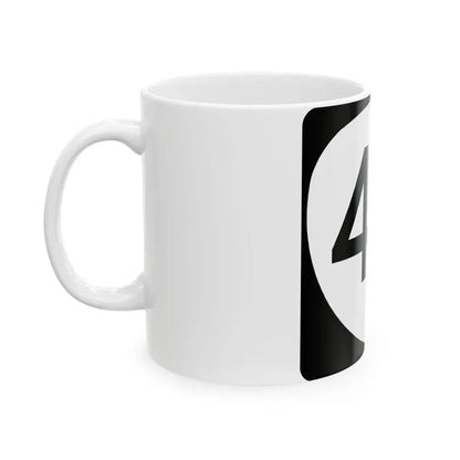 OR 46 (Oregon) (Road Sign) White Coffee Mug - Go Mug Yourself