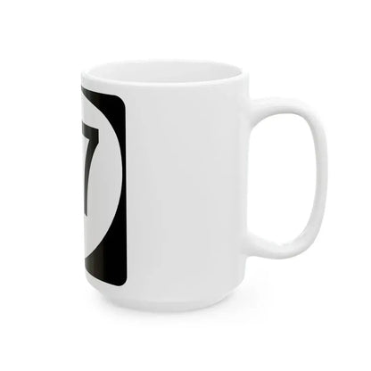 OR 47 (Oregon) (Road Sign) White Coffee Mug - Go Mug Yourself