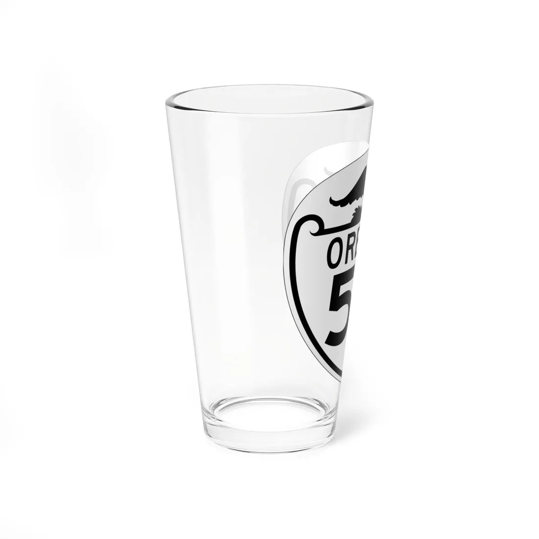 OR 50 1948 (Oregon) (Road Sign) Pint Glass 16oz - Go Mug Yourself
