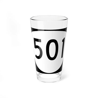 OR 501 (Oregon) (Road Sign) Pint Glass 16oz 16oz - Go Mug Yourself