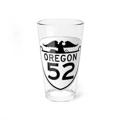 OR 52 1948 (Oregon) (Road Sign) Pint Glass 16oz 16oz - Go Mug Yourself