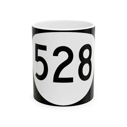 OR 528 (Oregon) (Road Sign) White Coffee Mug 11oz - Go Mug Yourself