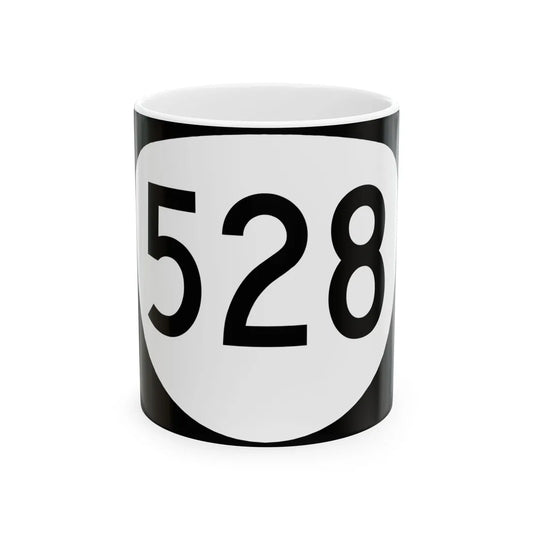 OR 528 (Oregon) (Road Sign) White Coffee Mug 11oz - Go Mug Yourself