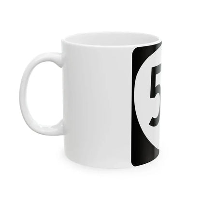 OR 53 (Oregon) (Road Sign) White Coffee Mug - Go Mug Yourself