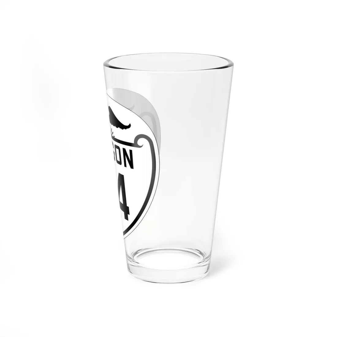 OR 54 1932 (Oregon) (Road Sign) Pint Glass 16oz - Go Mug Yourself