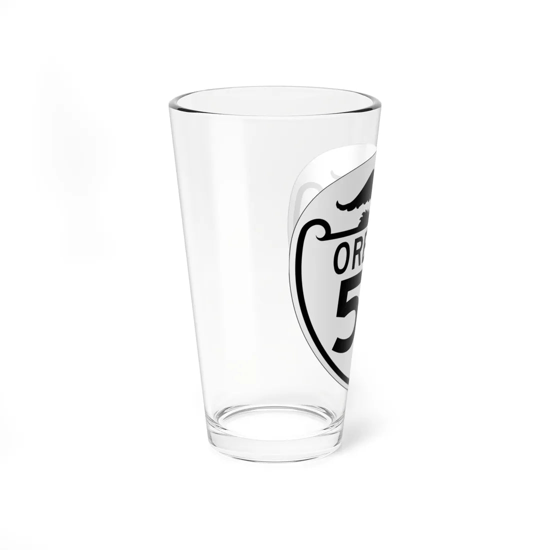 OR 54 1948 (Oregon) (Road Sign) Pint Glass 16oz - Go Mug Yourself