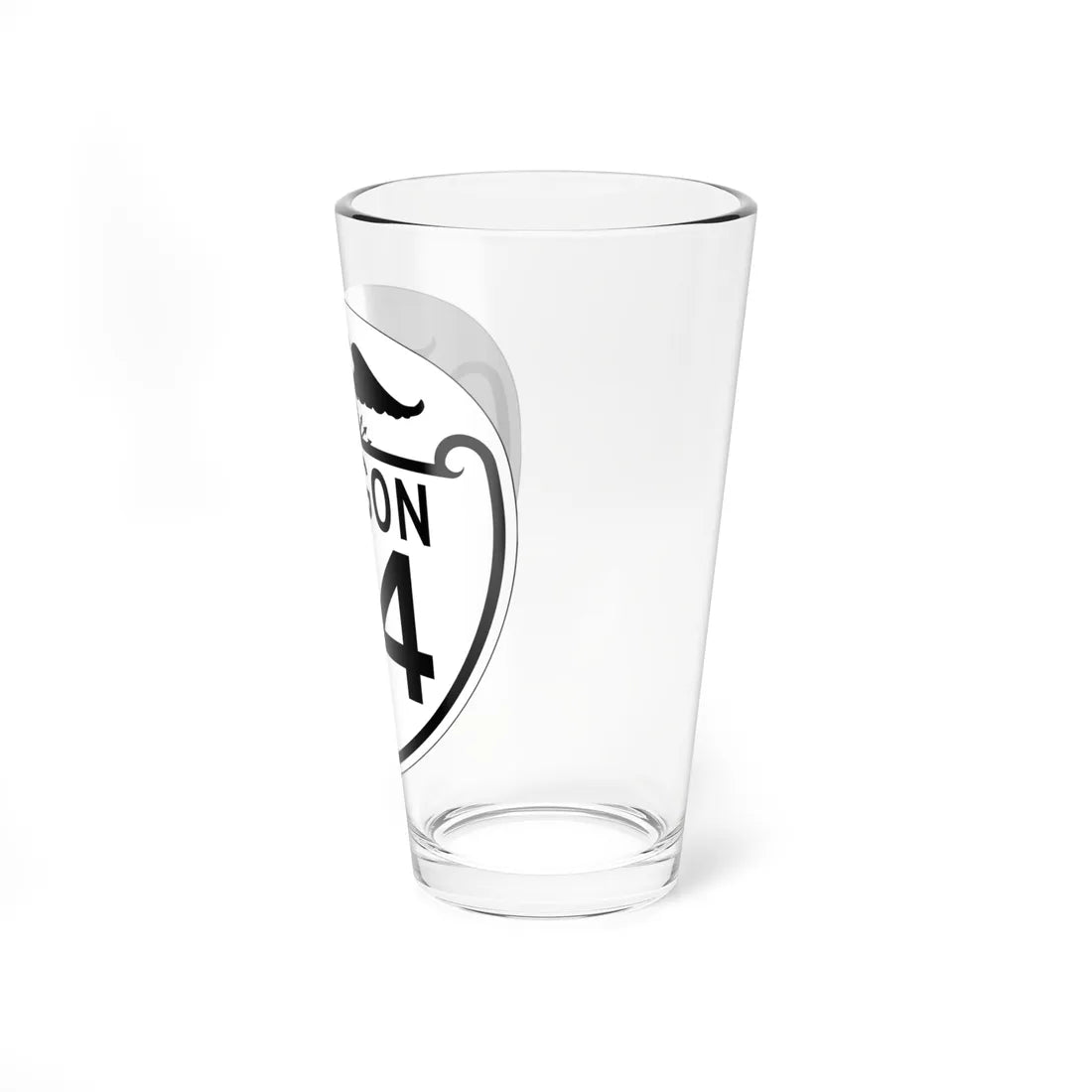 OR 54 1948 (Oregon) (Road Sign) Pint Glass 16oz - Go Mug Yourself