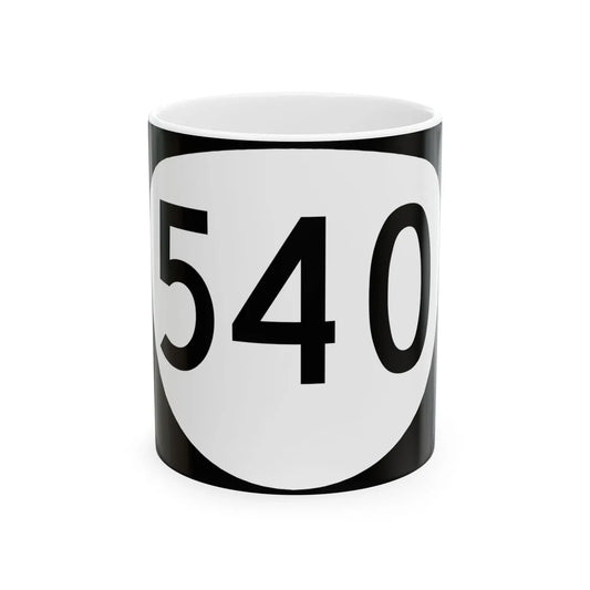 OR 540 (Oregon) (Road Sign) White Coffee Mug 11oz - Go Mug Yourself