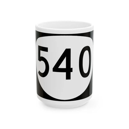 OR 540 (Oregon) (Road Sign) White Coffee Mug 15oz - Go Mug Yourself