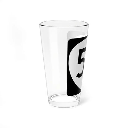 OR 58 (Oregon) (Road Sign) Pint Glass 16oz - Go Mug Yourself