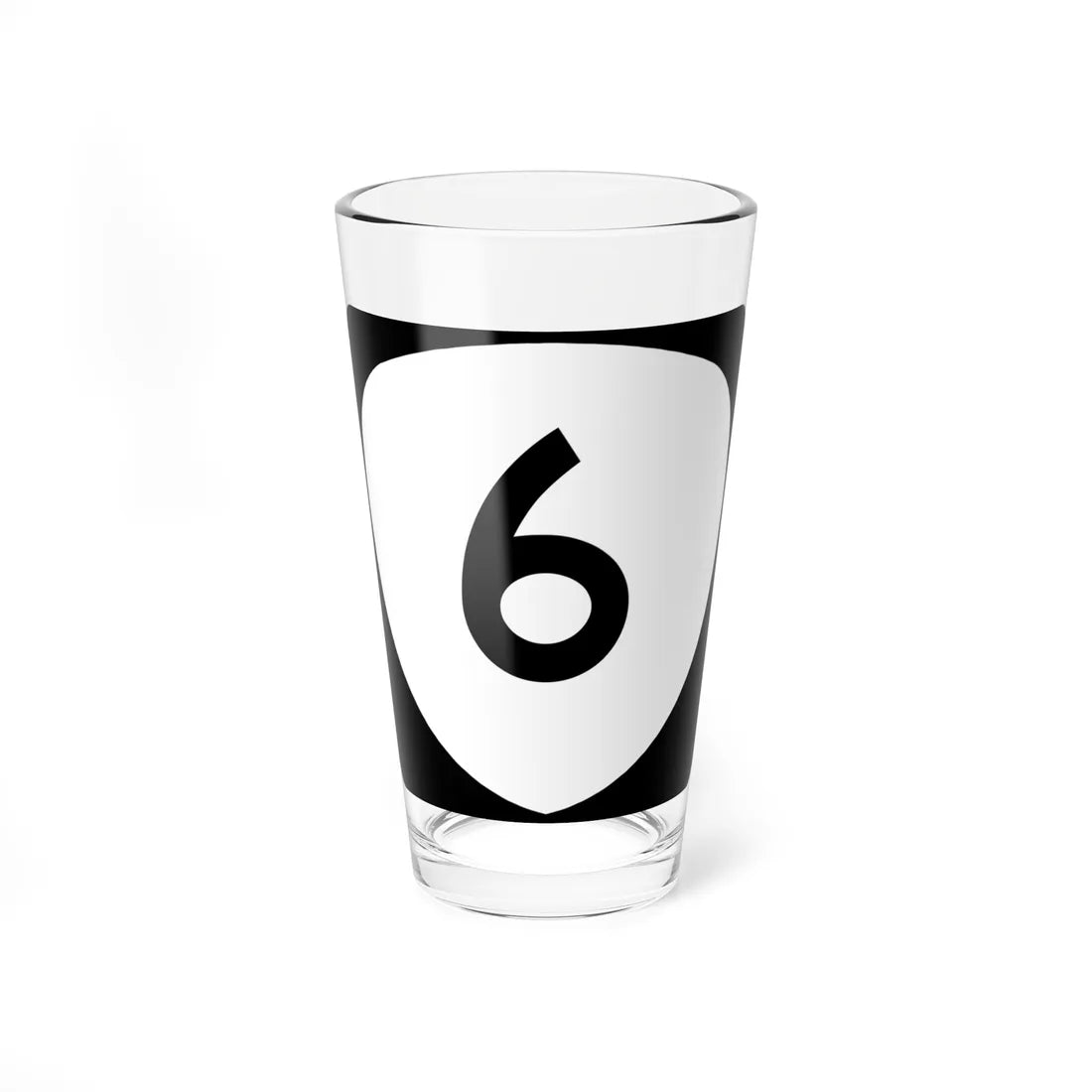 OR 6 (Oregon) (Road Sign) Pint Glass 16oz 16oz - Go Mug Yourself