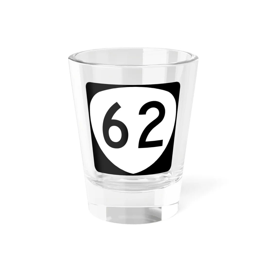 OR 62 (Oregon) (Road Sign) Shot Glass 1.5oz 1.5oz - Go Mug Yourself