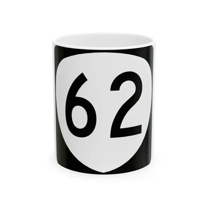 OR 62 (Oregon) (Road Sign) White Coffee Mug 11oz - Go Mug Yourself