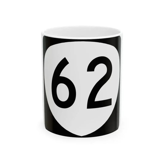OR 62 (Oregon) (Road Sign) White Coffee Mug 11oz - Go Mug Yourself
