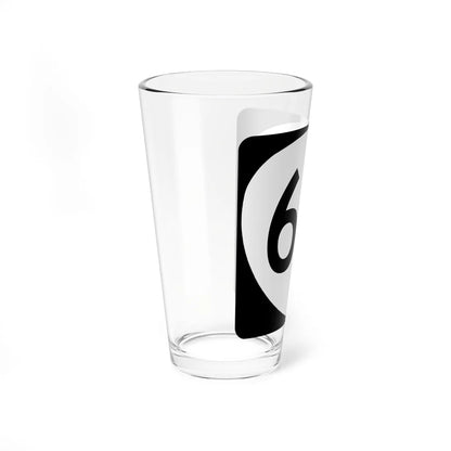 OR 66 (Oregon) (Road Sign) Pint Glass 16oz - Go Mug Yourself