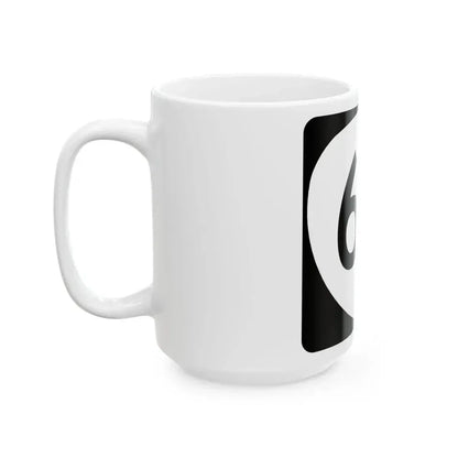 OR 69 (Oregon) (Road Sign) White Coffee Mug - Go Mug Yourself