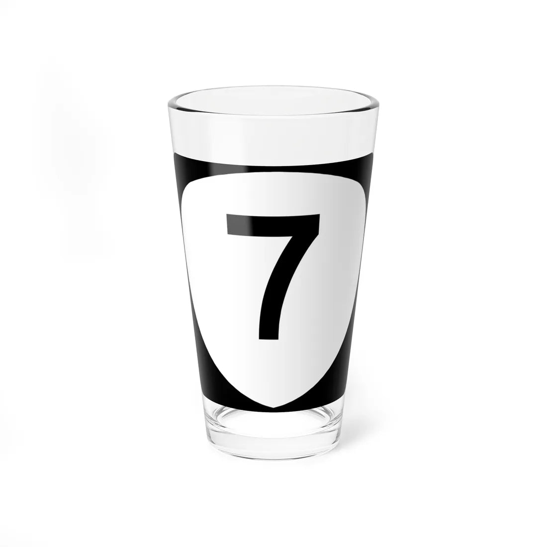 OR 7 (Oregon) (Road Sign) Pint Glass 16oz 16oz - Go Mug Yourself