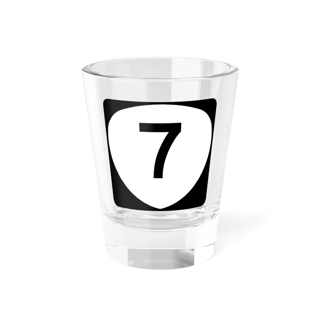 OR 7 (Oregon) (Road Sign) Shot Glass 1.5oz 1.5oz - Go Mug Yourself