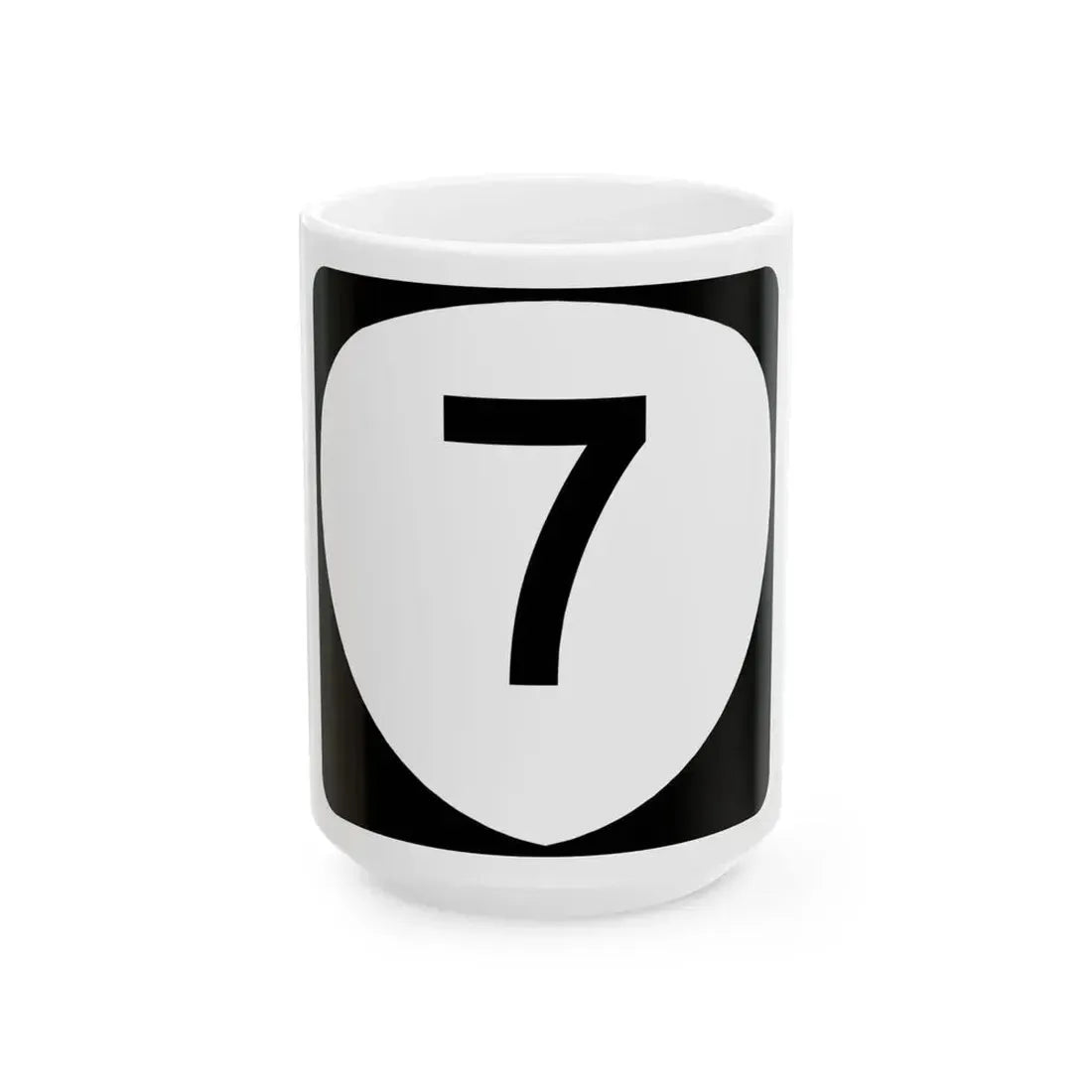 OR 7 (Oregon) (Road Sign) White Coffee Mug 15oz - Go Mug Yourself
