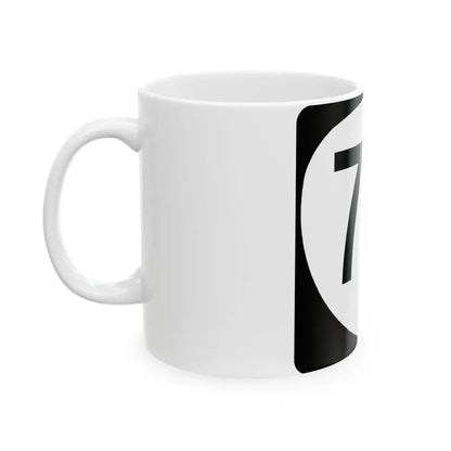 OR 70 (Oregon) (Road Sign) White Coffee Mug - Go Mug Yourself