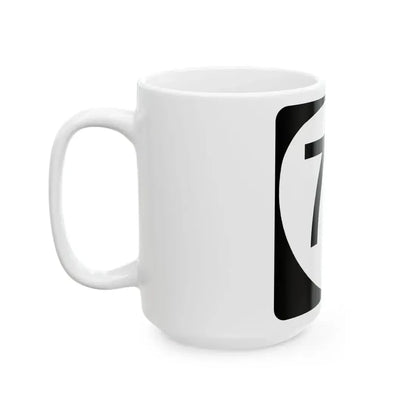 OR 70 (Oregon) (Road Sign) White Coffee Mug - Go Mug Yourself