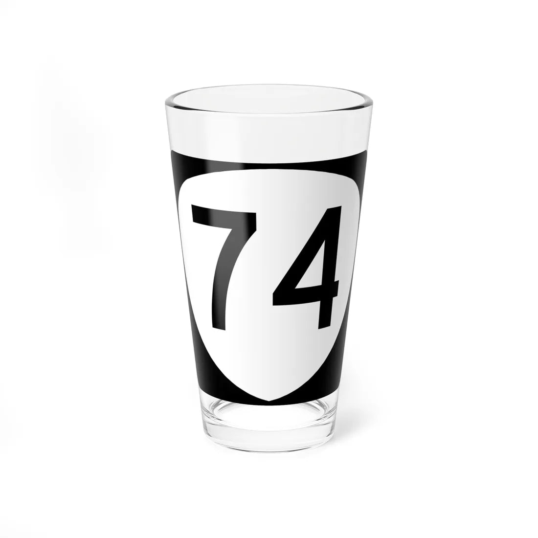 OR 74 (Oregon) (Road Sign) Pint Glass 16oz 16oz - Go Mug Yourself