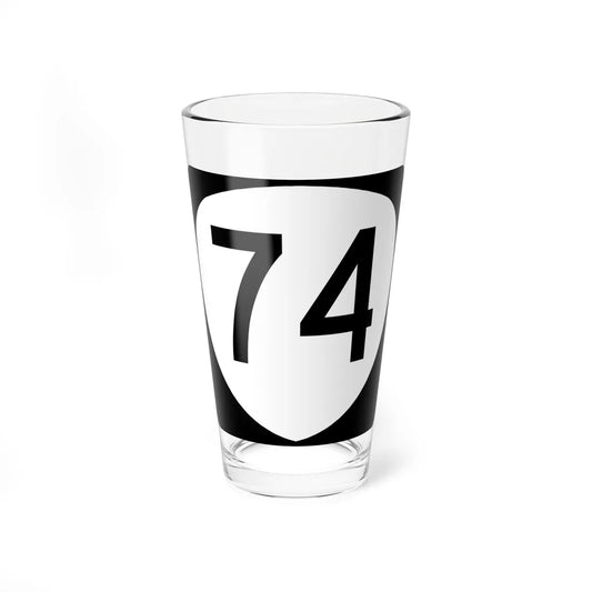 OR 74 (Oregon) (Road Sign) Pint Glass 16oz 16oz - Go Mug Yourself