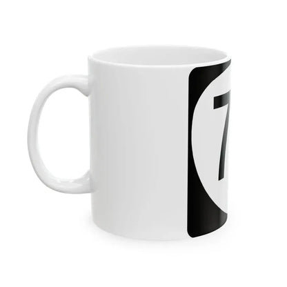 OR 74 (Oregon) (Road Sign) White Coffee Mug - Go Mug Yourself