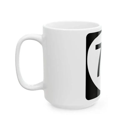 OR 74 (Oregon) (Road Sign) White Coffee Mug - Go Mug Yourself