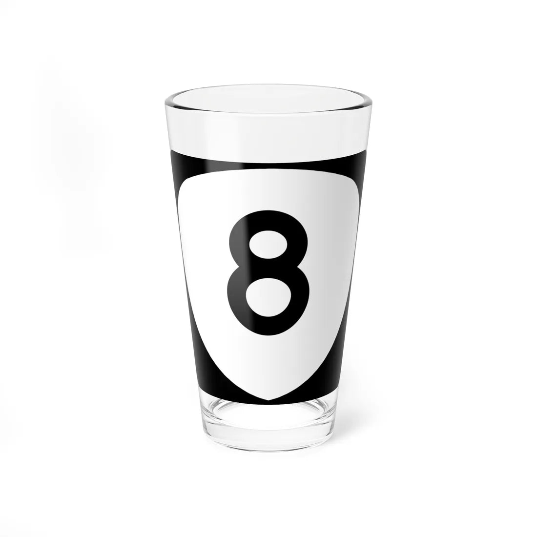 OR 8 (Oregon) (Road Sign) Pint Glass 16oz 16oz - Go Mug Yourself