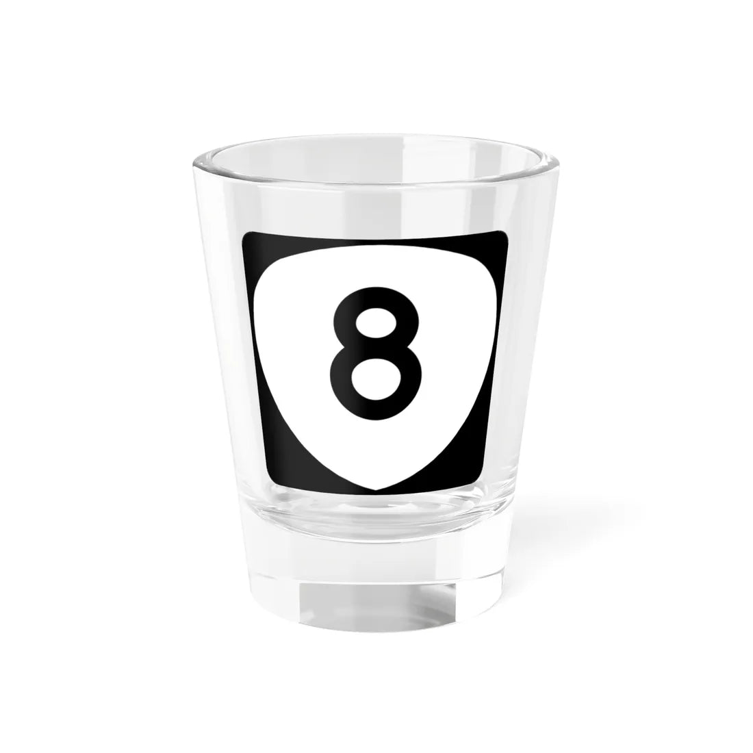 OR 8 (Oregon) (Road Sign) Shot Glass 1.5oz 1.5oz - Go Mug Yourself
