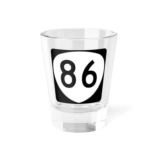OR 86 (Oregon) (Road Sign) Shot Glass 1.5oz 1.5oz - Go Mug Yourself