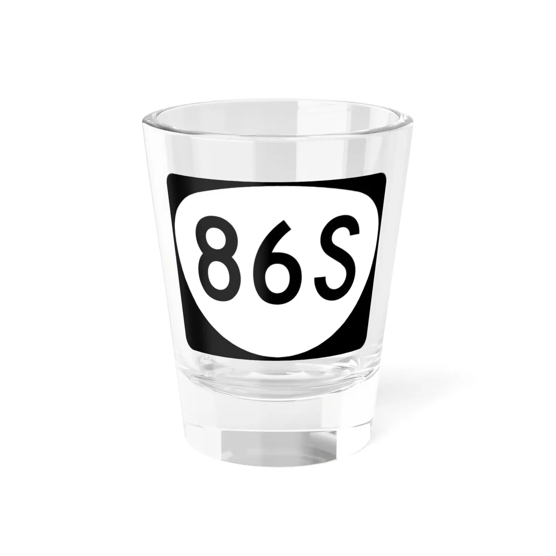 OR 86S (Oregon) (Road Sign) Shot Glass 1.5oz 1.5oz - Go Mug Yourself