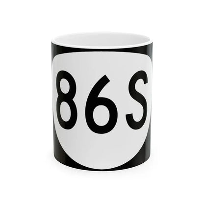 OR 86S (Oregon) (Road Sign) White Coffee Mug 11oz - Go Mug Yourself