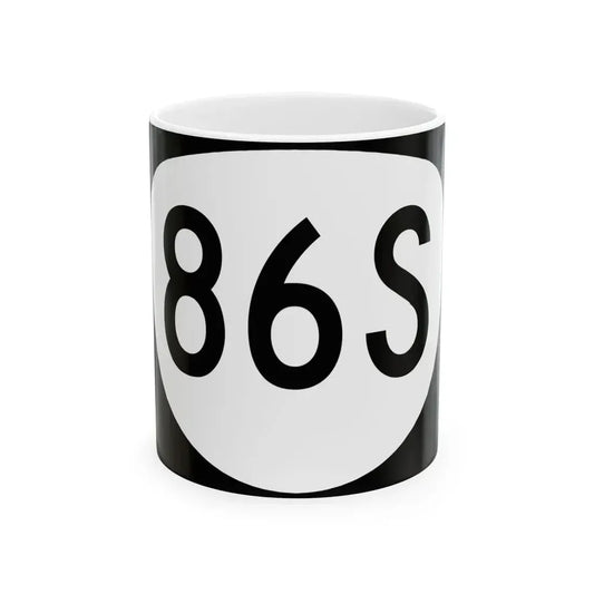 OR 86S (Oregon) (Road Sign) White Coffee Mug 11oz - Go Mug Yourself