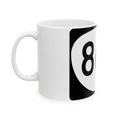 OR 86S (Oregon) (Road Sign) White Coffee Mug - Go Mug Yourself