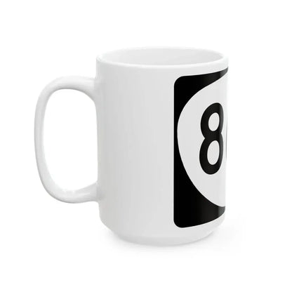 OR 86S (Oregon) (Road Sign) White Coffee Mug - Go Mug Yourself