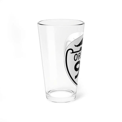 OR 90 1948 (Oregon) (Road Sign) Pint Glass 16oz - Go Mug Yourself