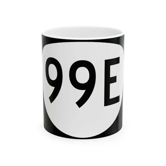OR 99E (Oregon) (Road Sign) White Coffee Mug 11oz - Go Mug Yourself