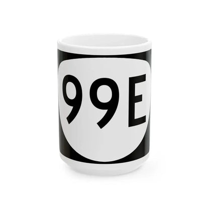 OR 99E (Oregon) (Road Sign) White Coffee Mug 15oz - Go Mug Yourself