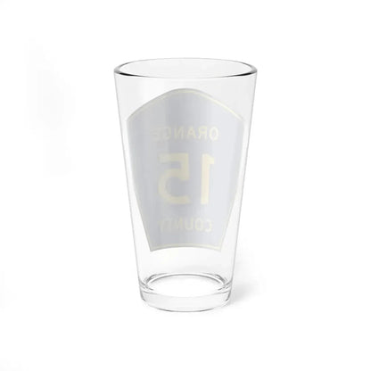 Orange County 15  (Florida) (Road Sign) Pint Glss 16oz - Go Mug Yourself