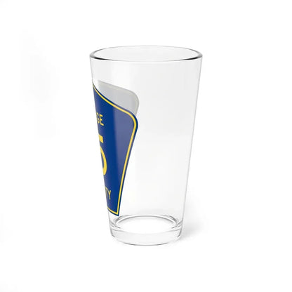 Orange County 15  (Florida) (Road Sign) Pint Glss 16oz - Go Mug Yourself