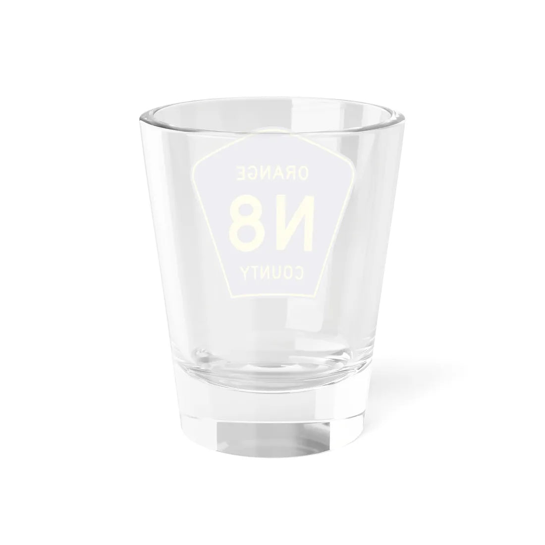 Orange County N8 (California) (Road Sign) Shot Glass 1.5oz - Go Mug Yourself