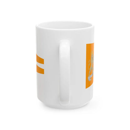 Oranje brede wimpel (Netherlands) White Coffee Mug - Go Mug Yourself