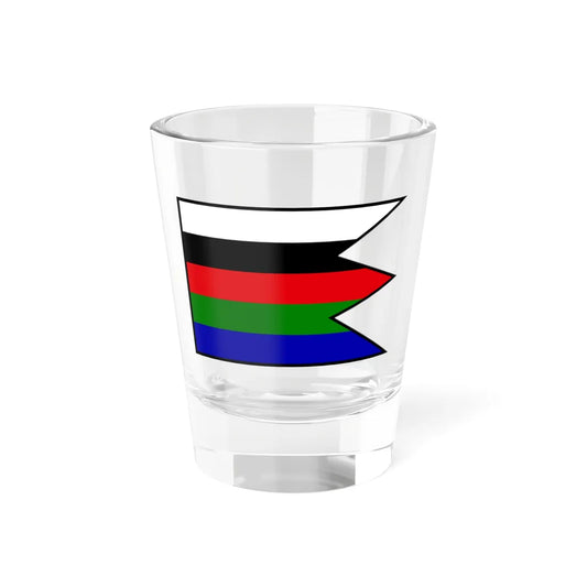 Oravsky Podzamok Dolny Kubin Flag (Slovakia) Shot Glass 1.5oz 1.5oz - Go Mug Yourself